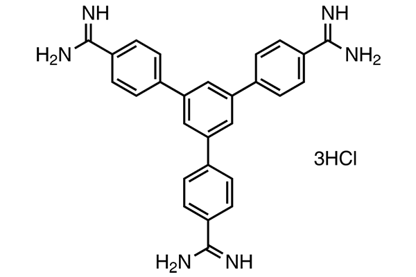 5'-(4-carbamimidoylphenyl)-[1,1':3',1''-terphenyl]-4,4''-bis(carboximidamide),hydrochloride(1:3)ͼƬ