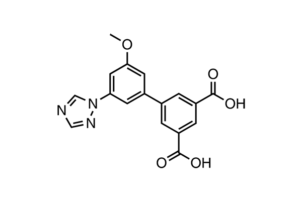 3'-methoxy-5'-(1H-1,2,4-triazol-1-yl)-[1,1'-biphenyl]-3,5-dicarboxylic acidͼƬ