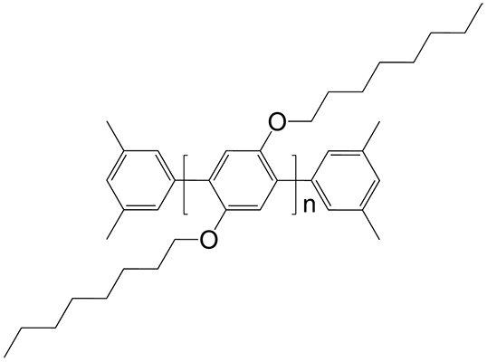 Poly[2,5-dioctyl-1,4-phenylene] end capped with dimethylphenylͼƬ