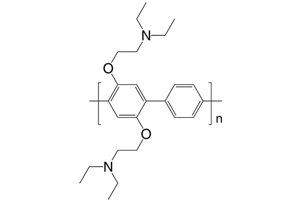 Poly{[2,5-bis(2-(N,N-diethylamino)ethoxy)-1,4-phenylene]-alt-1,4-phenylene}ͼƬ