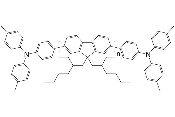 Poly[9,9-di(2-ethylhexyl)-fluorenyl-2,7-diyl] end capped with N,N-bis(4-methylphenyl)anilineͼƬ