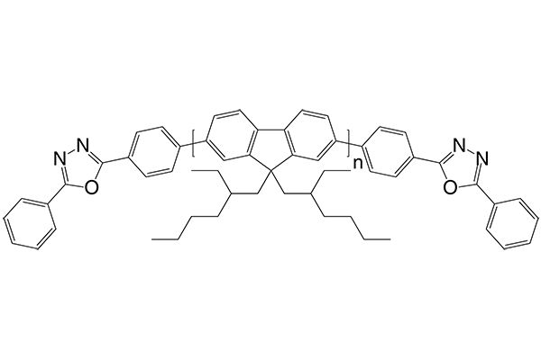 Poly[9,9-di-(2-ethylhexyl)-fluorenyl-2,7-diyl] end capped with 2,5-diphenyl-1,2,4-oxadiazoleͼƬ