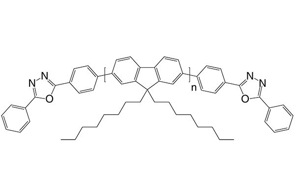 Poly[9,9-dioctylfluorenyl-2,7-diyl] end capped with 2,5-diphenyl-1,2,4-oxadiazoleͼƬ
