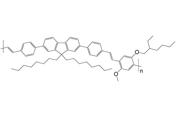 Poly[(9,9-dioctylfluorenyl-2,7-diyl)-co-(1,4-diphenylenevinylene-2-methoxy-5-{2-ethylhexyloxy}-benzene)]ͼƬ