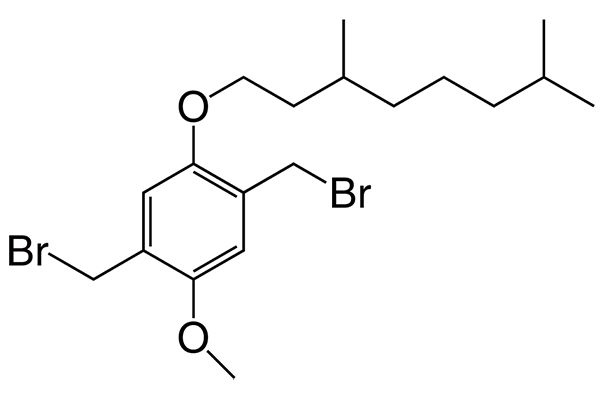 1,4-Bis(bromomethyl)-2-(3,7-dimethyloctyloxy)-5-methoxybenzeneͼƬ