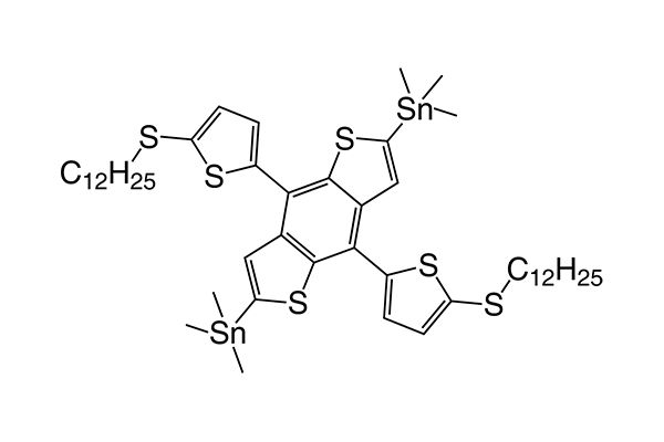 (4,8-Bis(5-(dodecylthio)thiophen-2-yl)benzo [1,2-b:4,5-b']dithiophene-2,6-diyl)bis(trimethylstannane)ͼƬ