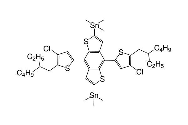 (4,8-Bis(4-chloro-5-(2-ethylhexyl)thiophen-2-yl)benzo[1,2-b:4,5-b']dithiophene-2,6-diyl)bis(trimethylstannane)ͼƬ