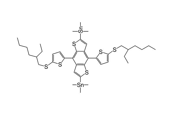 1,1'-[4,8-Bis[5-[(2-ethylhexyl)thio]-2-thienyl]benzo[1,2-b:4,5-b']dithiophene-2,6-diyl]bis[1,1,1-trimethyl-Stannane]ͼƬ