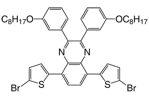 5,8-Bis(5-bromothiophen-2-yl)-2,3-bis(3-(octyloxy)phenyl)quinoxalineͼƬ