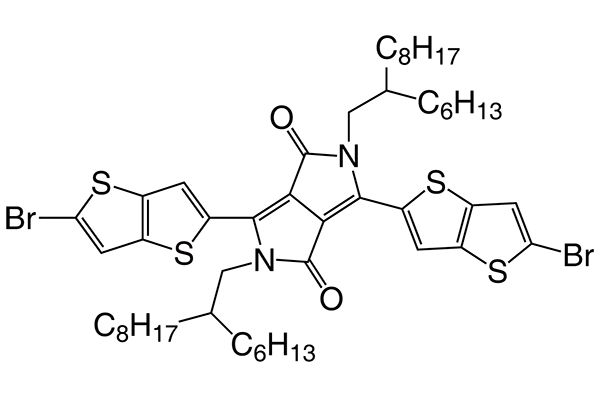 3,6-Bis(5-bromothieno[3,2-b ]thiophen-2-yl)-2,5-bis(2-hexyldecyl)pyrrolo[3,4-c ]pyrrole-1,4(2H,5H)-dioneͼƬ