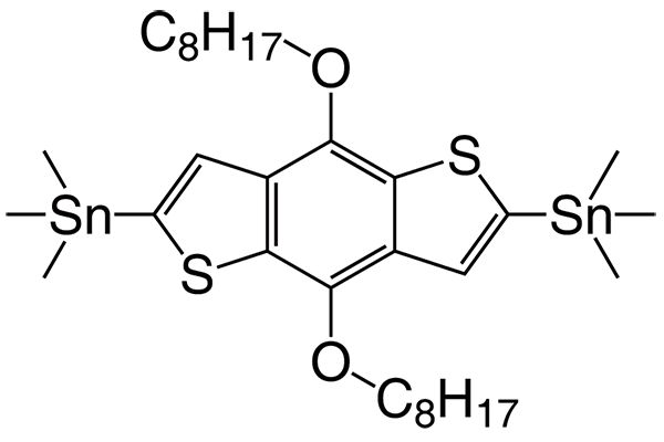 2,6-Bis(trimethyltin)-4,8-bis(octyloxyl)benzo[1,2-b 4,5-b' ]dithiopheneͼƬ