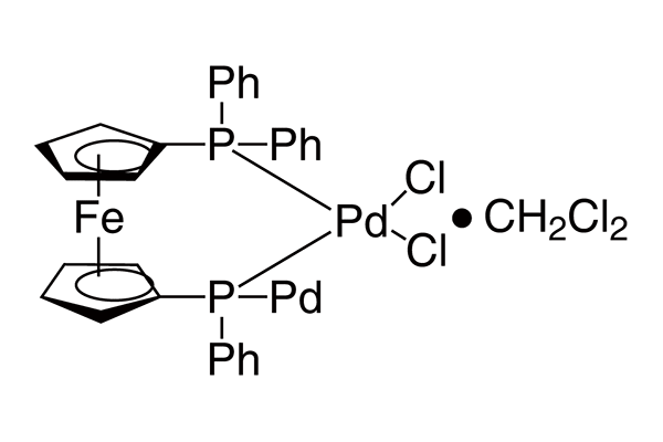 [1,1'-Bis(diphenylphosphino)ferrocene]dichloropalladium(II),complex with dichloromethaneͼƬ