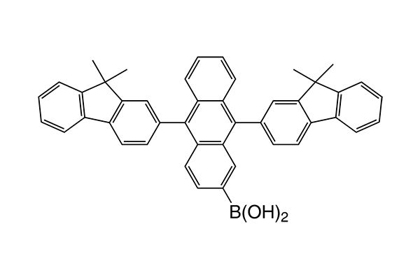 9,10-bis(9,9-dimethyl-9H-fluoren-2-yl)anthracen-2-ylboronic acidͼƬ