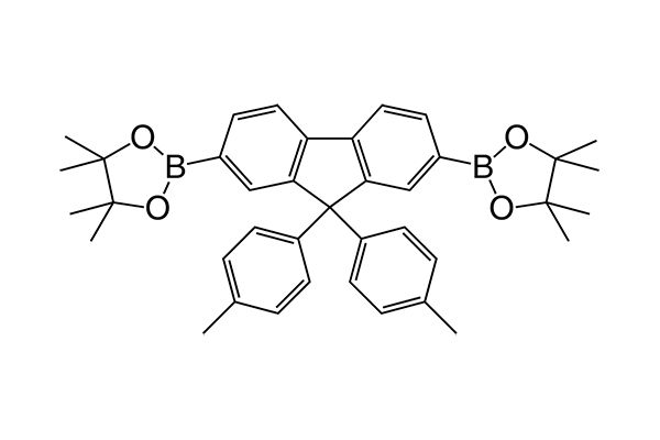 2,2'-(9,9-Di-p-tolyl-9H-fluorene-2,7-diyl)bis(4,4,5,5-tetramethyl-1,3,2-dioxaborolane)ͼƬ