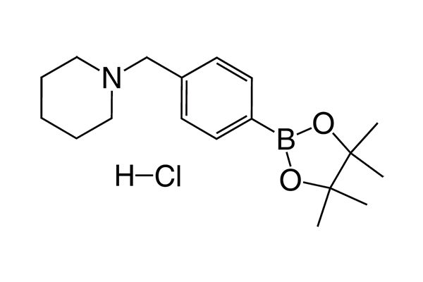 1-(4-(4,4,5,5-Tetramethyl-1,3,2-dioxaborolan-2-yl)benzyl)piperidine hydrochlorideͼƬ