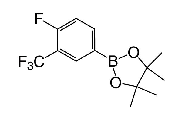 2-(4-Fluoro-3-(trifluoromethyl)phenyl)-4,4,5,5-tetramethyl-1,3,2-dioxaborolaneͼƬ