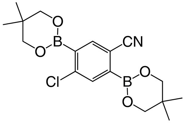 4-Chloro-2,5-bis(5,5-dimethyl-1,3,2-dioxaborinan-2-yl)benzonitrileͼƬ