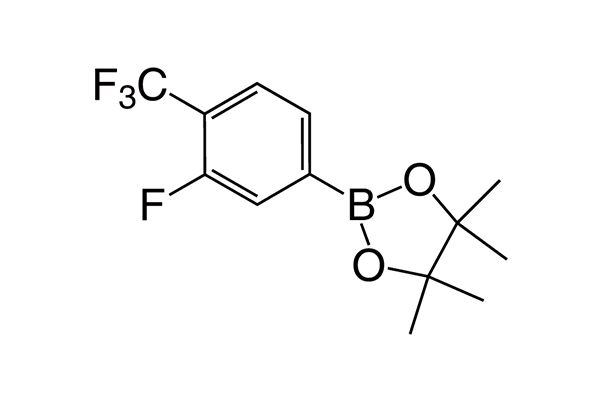 2-(3-Fluoro-4-(trifluoromethyl)phenyl)-4,4,5,5-tetramethyl-1,3,2-dioxaborolaneͼƬ