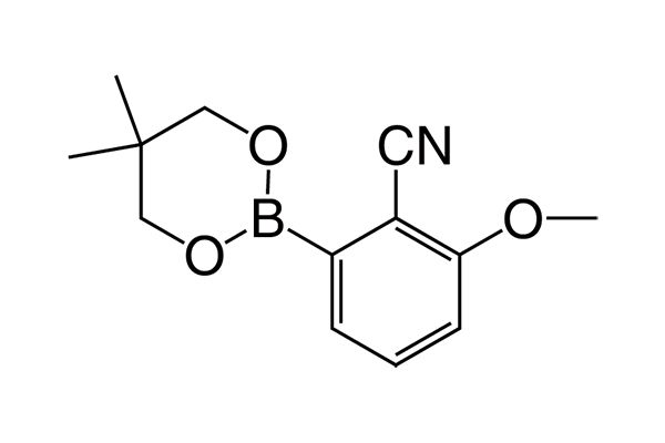 2-(5,5-Dimethyl-1,3,2-dioxaborinan-2-yl)-6-methoxybenzonitrileͼƬ