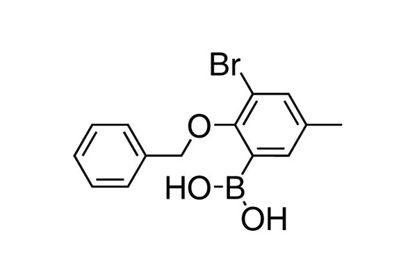 2-Benzyloxy-3-bromo-5-methylphenylboronic acidͼƬ
