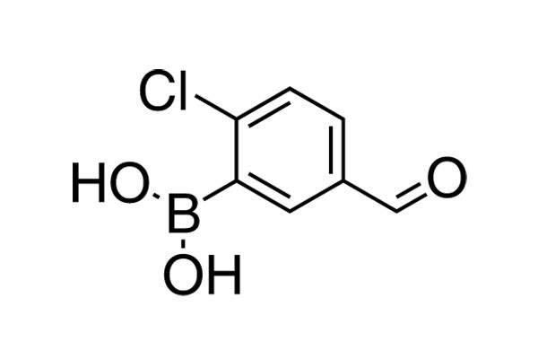 2-Chloro-5-formylphenylboronic acid图片