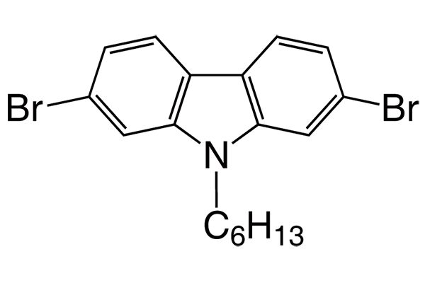 2,7-dibromo-9-hexyl-9H-carbazoleͼƬ