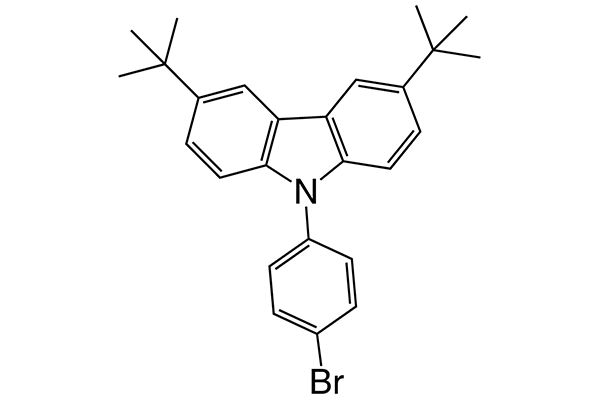 9-(4-bromophenyl)-3,6-di-tert-butyl-9H-carbazoleͼƬ