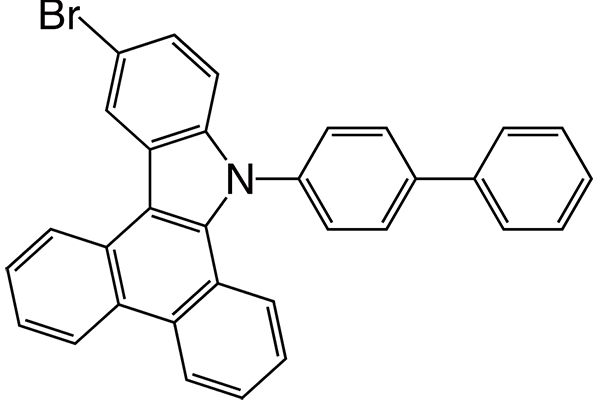 9-(biphenyl-4-yl)-12-bromo-9H-dibenzo[a,c]carbazole图片