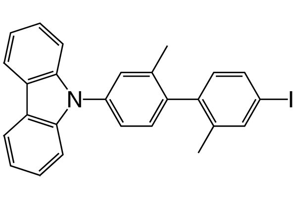 9-(4'-iodo-2,2'-dimethylbiphenyl-4-yl)-9H-carbazoleͼƬ