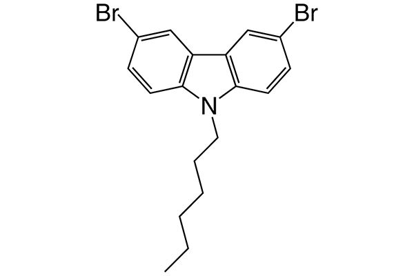 3,6-Dibromo-9-hexyl-9H-carbazoleͼƬ