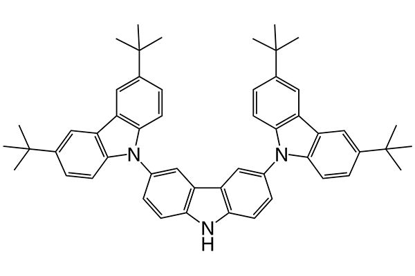 3',6'-Di-tert-butyl-6-(3,6-di-tert-butyl-9H-carbazol-9-yl)-9H-3,9'-bicarbazoleͼƬ