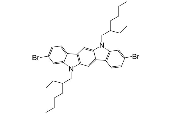 3,9-Dibromo-5,11-bis(2-ethylhexyl)-5,11dihydroindolo[3,2-b]carbazole图片