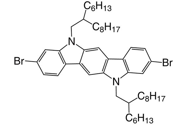 3,9-Dibromo-5,11-bis(2-hexyldecyl)-5,11-dihydroindolo[3,2-b]carbazoleͼƬ