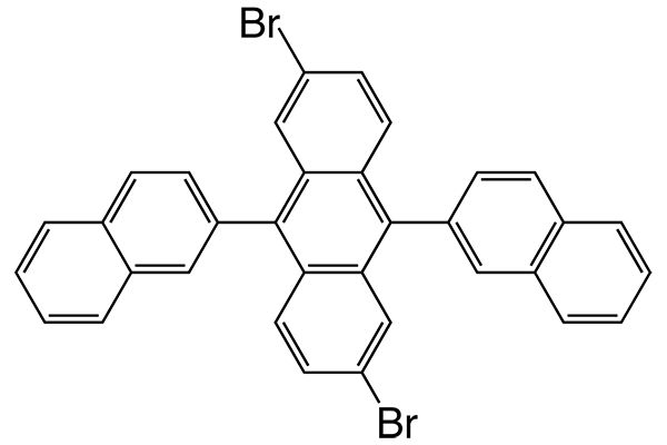 2,6-Dibromo-9,10-di(naphthalen-2-yl)anthraceneͼƬ