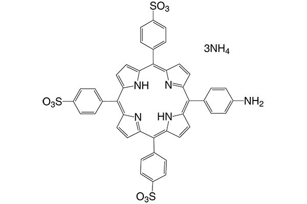 5-(4-Aminophenyl)-10,15,20-tri(4-sulfonatophenyl)porphyrin triammoniumͼƬ