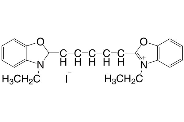 3,3'-Diethyloxadicarbocyanine iodide 图片