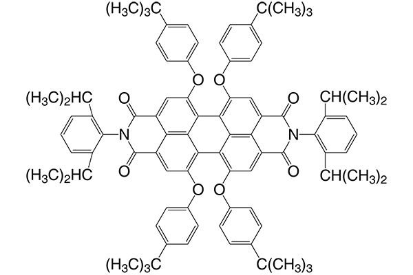 1,6,7,12-Tetrakis(4-tert-butylphenoxy)-N,N'-bis(2,6-diisopropylphenyl)-3,4,9,10-perylenetetracarboxylic diimideͼƬ