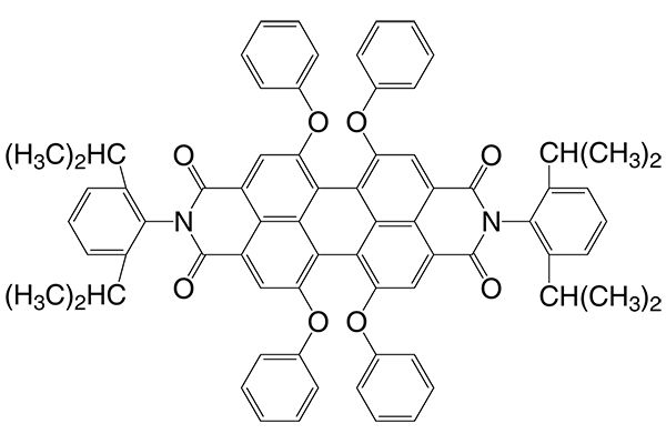 N,N'-Bis(2,6-diisopropylphenyl)-1,6,7,12-tetraphenoxy-3,4,9,10-perylenetetracarboxylic diimideͼƬ