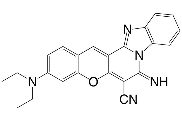 3-(Diethylamino)-7-imino-7H-benzo[4,5]imidazo[1,2-a]chromeno[3,2-c]pyridine-6-carbonitrileͼƬ