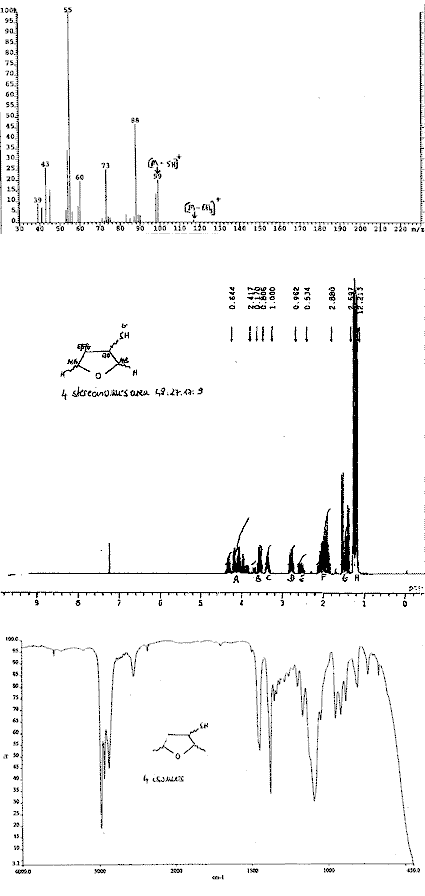 2,5-Dimethyl-3-tetrahydrofuranthiol, cis and trans isomersͼ1