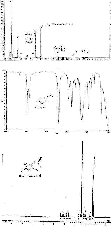 S-(2,5-Dimethyl)tetrahydrofuran-3-yl thioacetateͼ1