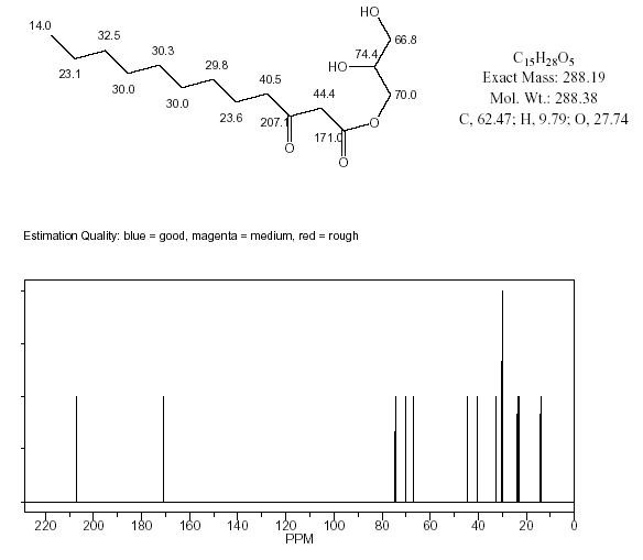 3-Oxododecanoic acid glycerideͼ1