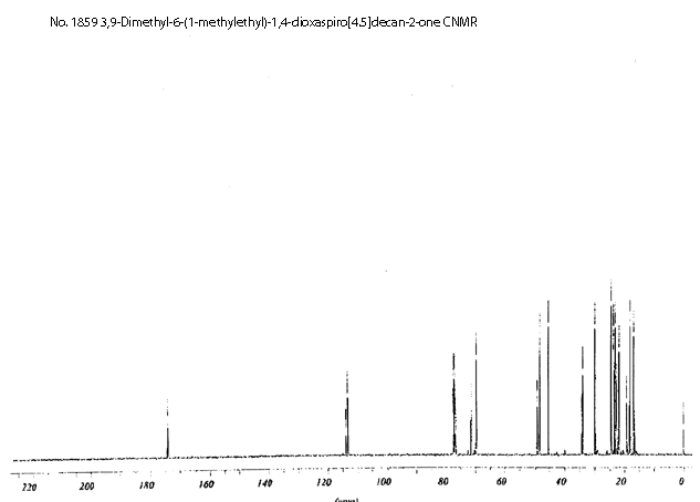 3,9-Dimethyl-6-(1-methylethyl)-1,4-dioxaspiro[4.5]decan-2-oneͼ1