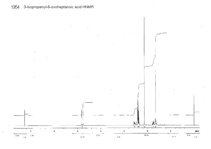 6-oxo-3-(prop-1-en-2-yl)heptanoic acidͼ1