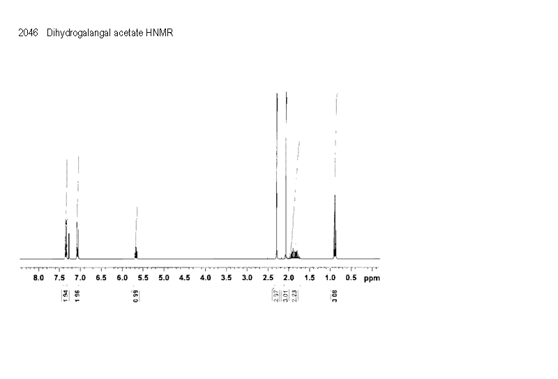 Dihydrogalangal acetate (Safety evaluation not completed)ͼ2