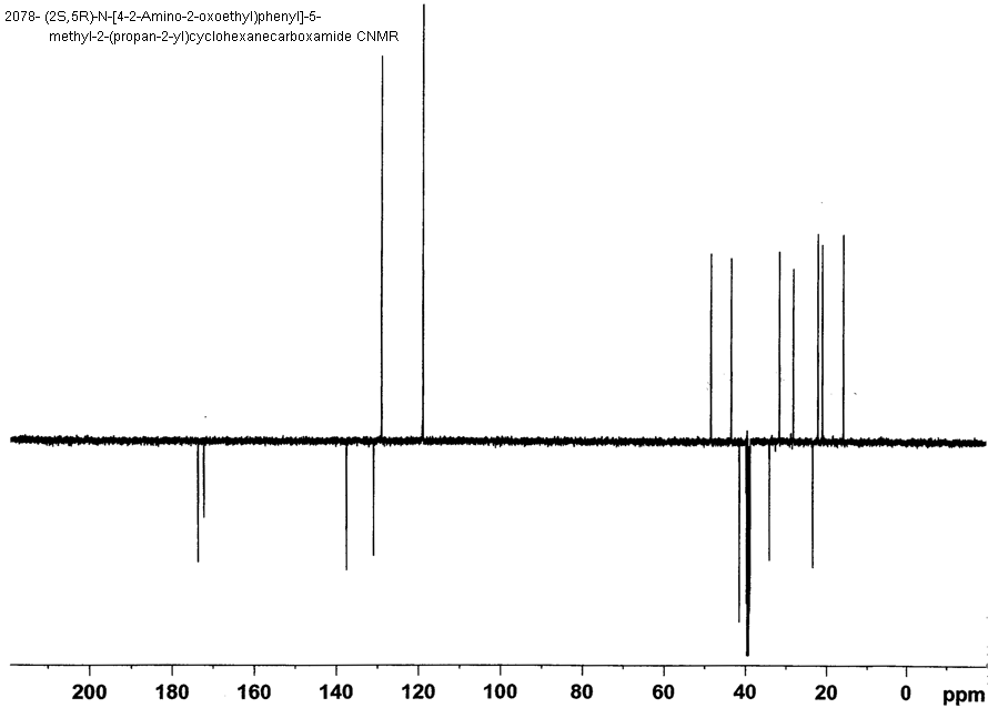 (2S,5R)-N-[4-2-Amino-2-oxoethyl)phenyl]-5-methyl-2-(propan-2-yl)cyclohexanecarboxamideͼ1