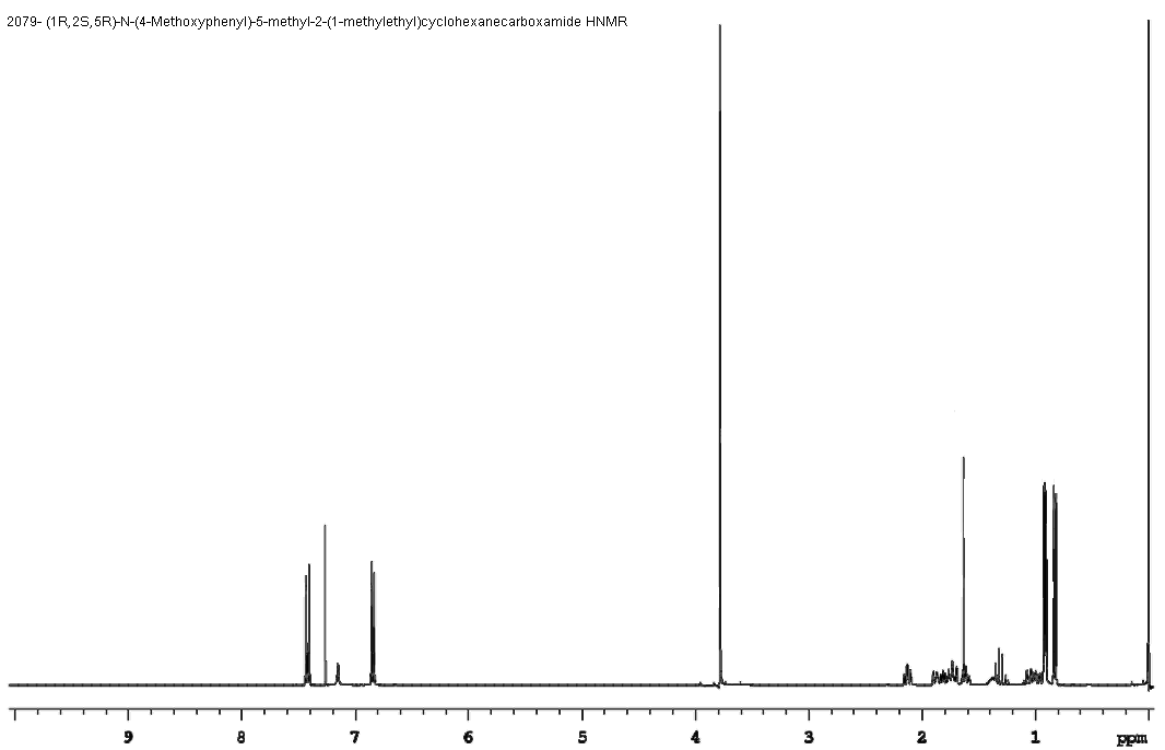 (1R,2S,5R)-N-(4-Methoxyphenyl)-5-methyl-2-(propan-2-yl)cyclohexanecarboxamideͼ1