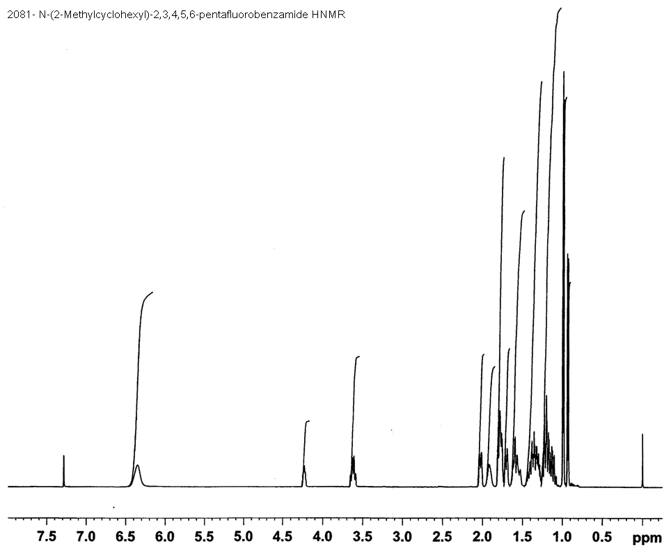 N-(2-Methylcyclohexyl)-2,3,4,5,6-pentafluorobenzamideͼ1